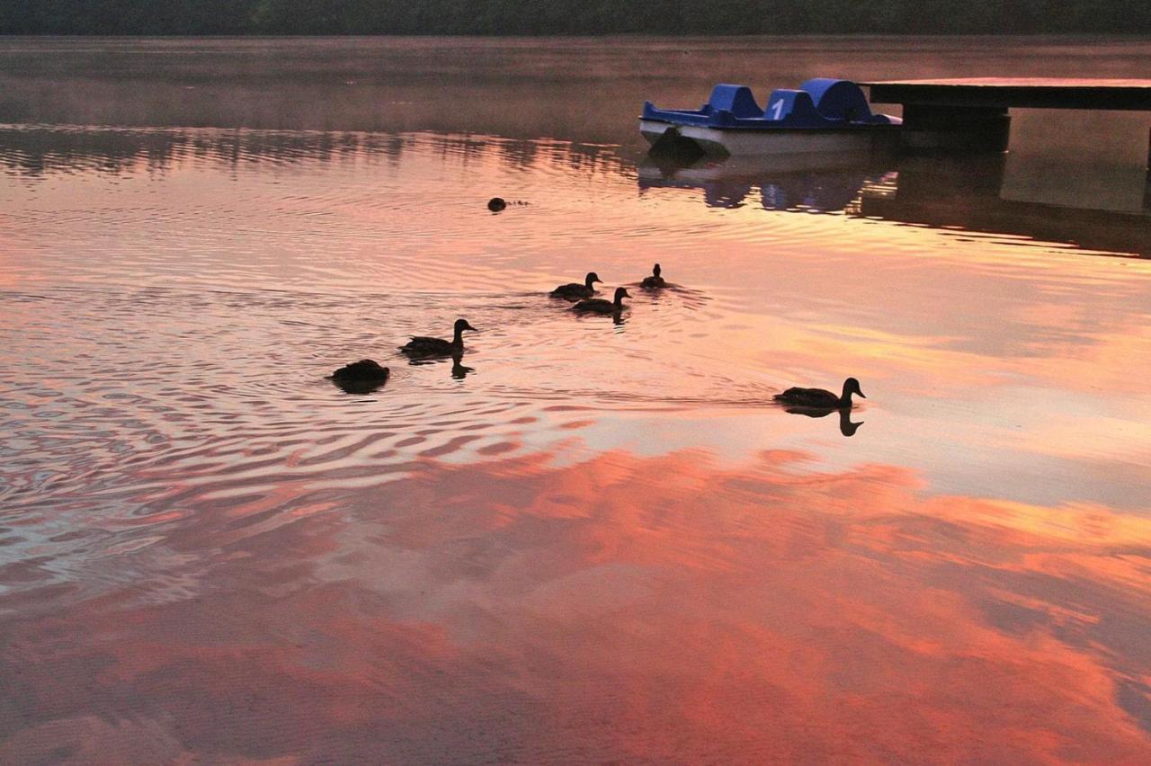 Bungalow At The Lake In Bieszkowice エクステリア 写真